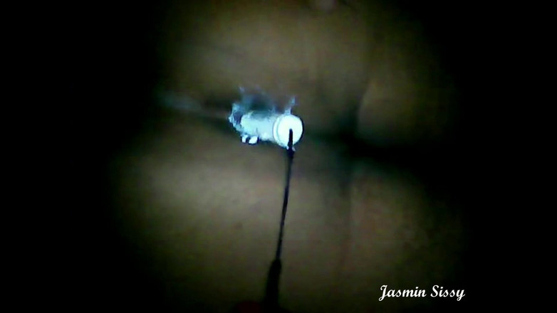 angelscs2008: Jasmin transe femboy tgirl transqueen genießt anal masturbation und spielt...