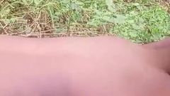 Two Big Black Ass Friends Caught Fucking in the Bush