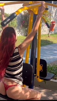 Wife Shows off in Public at the Park!