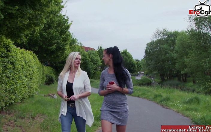 EroCom: Блондинка німецька домогосподарка мамка під час першого анального сексу