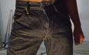 Hairy stink male: Smoking in Tight Jeans - Redneck