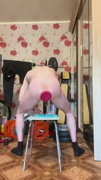 My New Anal Plug, 11 Centimeters in Diameter, Is in My Sweet Butt, and the Hole Is Completely Destroyed!