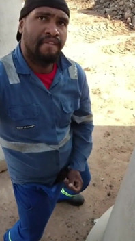 Before Heading Home, the Worker Gets a Quickie at the Construction Site.