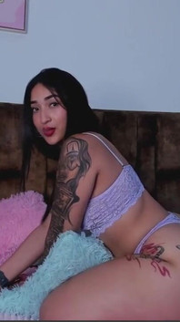 Tattooed Woman with a Delicious Ass
