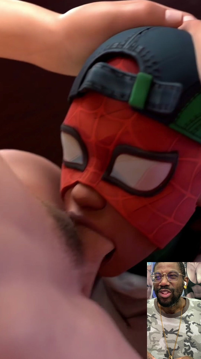 Good news media: Ebony Spider-man Slut Deepthroating Spooder-man’s Thicc Hard Ass Cock