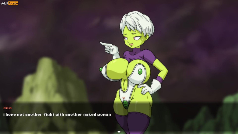 LewdArcade: Dragon Boll Z Cila parodie sexuální hra - super děvka z...