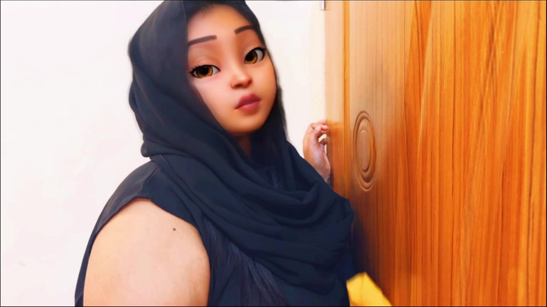 Aria Mia: Punjabi bonita grandona sexy empregada enquanto limpa casa, proprietário dá...