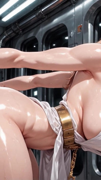 Space Princess Lyara - Captive Galattica POV - Ai Generated