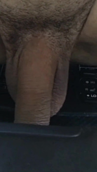 Play with Dildo in My Car, Ride Gearbox Lever and Cum on the Armrest Clarabitch