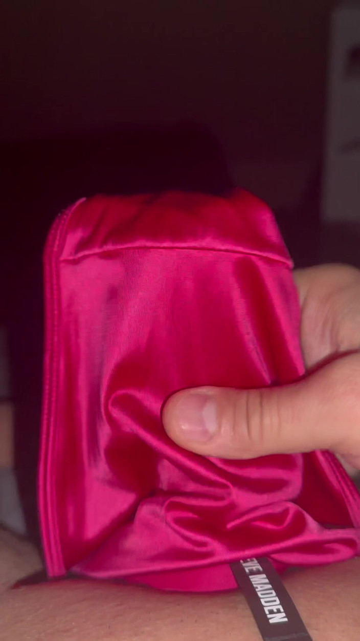 Bigbrook45: Red Silky Panties