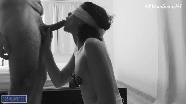 Bdsmlovers91: Une bouche remplie de sperme dans une domination BDSM impitoyable
