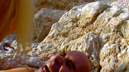 Cum Date Me: Ficken mit der blonden freundin am meer in den felsen