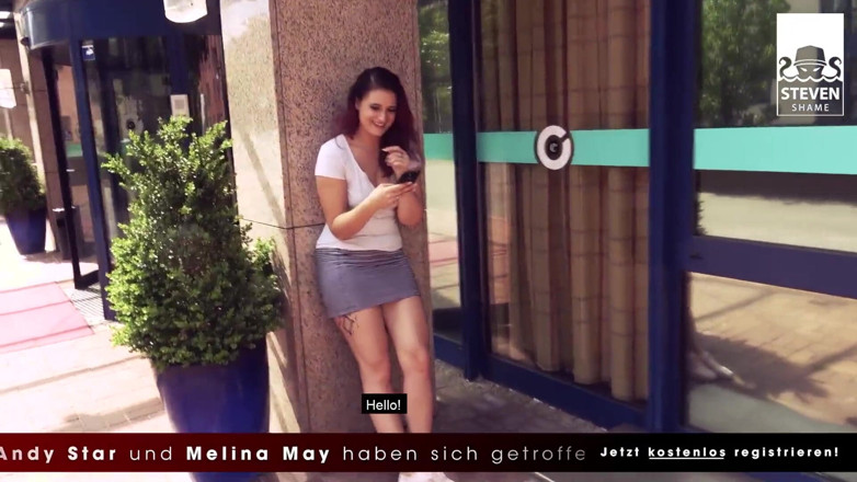 Steven Shame: Melina May adore se faire désosser en plein air !