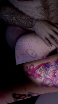 3D Huge Boobs Slut Show Her Perfect Tattoo
