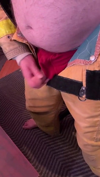Cum on Fireman Turnout Pants