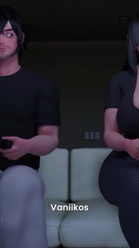 거유 의붓여친과 늦은 밤 게임! - 맨션 데이즈 - 3D 금기 게임