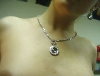 Flash Model Amateurs: Etekli sarışın genç kız pembe amını gösteriyor