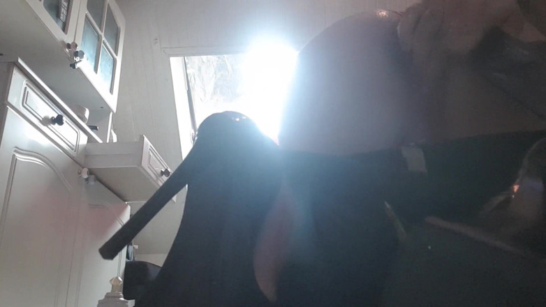 Latex cd kata: Permainan dildo XXL TS