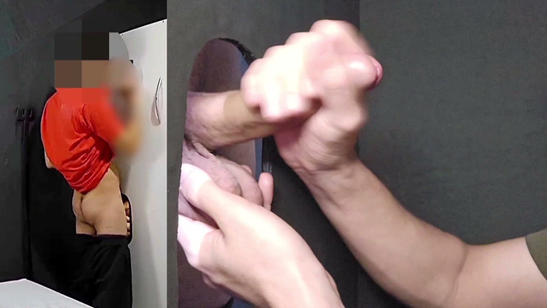 Pvt gloryhole br (brazil): Straight, Tall with Big Dick Guy Getting Sucked by Another...