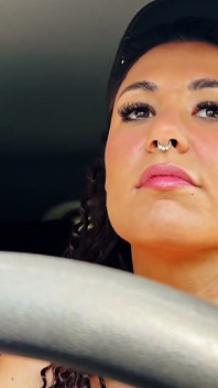 Italian Girl Ass Fucked and Slapped and Spat in the Trunk of the Car!