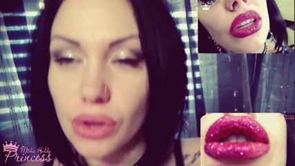 Goddess Misha Goldy: Let's fantasize about my sexy big pink lips