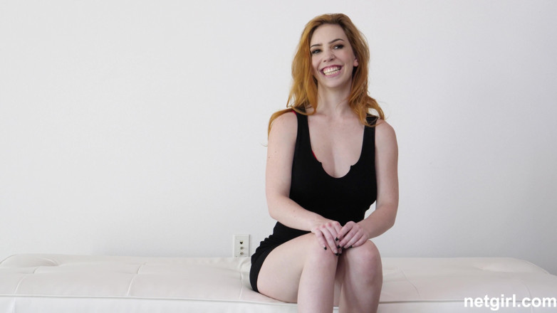 Net Girl: Readhead with pale skin visit her Stepdaddy