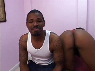 Best Butts: Stallone nero tatuato scopa la figa rasata della troia nera...