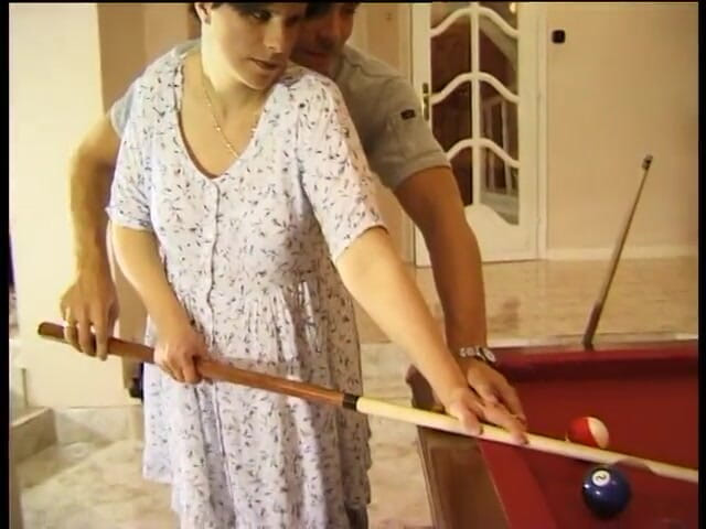 Prego Twats Need It: Pregnant brunette lady gets fucked by young fella