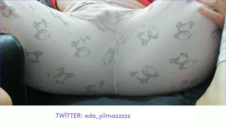 bigass_sexy_bigboobs: Turk -masturbation in Pajamas- Pussy Caressing in Pajamas