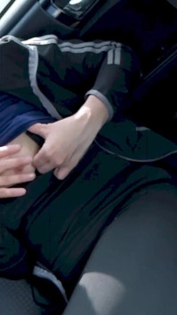 Masturbating in a Car in a Parking Lot in the Middle of the Day