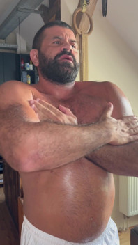 Karate Fighter Gets His Muscles Worshipped and Jerks off