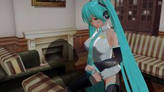 H3DC: 3D 成人动漫 Hatsune miku 骑乘你的鸡巴并被射在阴户里