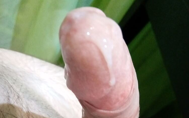 My hot cum close up