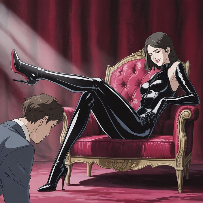 Angular Dominique: ホットワイフペグヘッド、あなたは私の恋人のチンポをしゃぶります、そして私はペニバンであなたを使います