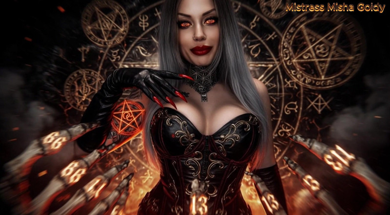 Goddess Misha Goldy: Hell's Dice: Edge Until You Break. Interactive Edge Game. I...