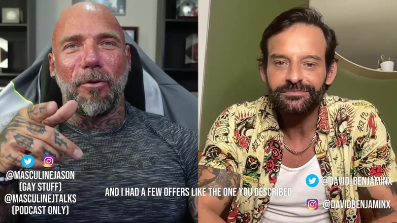 Raw and Uncensored with Masculine Jason: Confesiones de estrellas porno - David Benjamin (episodio 104)