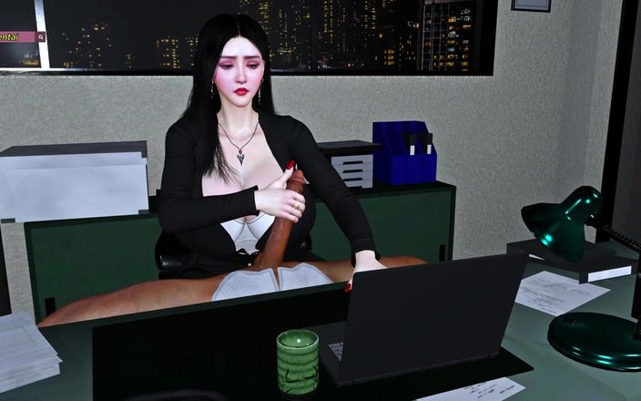 X Hentai: 뷰티 리더 쓰리섬 그녀의 동료 (p1) - 3D 애니메이션 헨타이