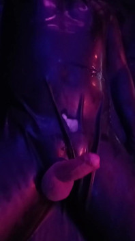 Cum in Rubber