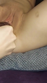 I Fuck Balls Inside with a Huge Dildo