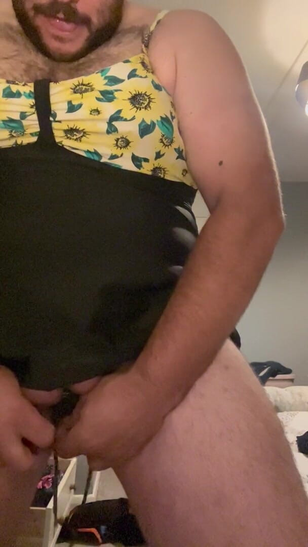 Shaun Cbt: Perbudakan kontol dan peler dengan crossdress dalam pakaian renang One...