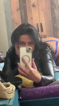 Feeling Myself in the Mirror Just a Sexy Tease Before Things Get Hotter.