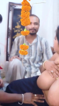 Biggest Indian Boobs Horny Bhabhi Fucked by All Boys at Her Wedding Night ( Hindi Audio )