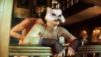 My Porn King: Puta tetona enmascarada en medias monta una buena polla en...