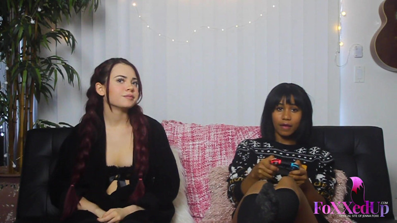 Jenna Foxx: Jenna Foxx &amp; Sabina Rouge masa bermain lesbian panas