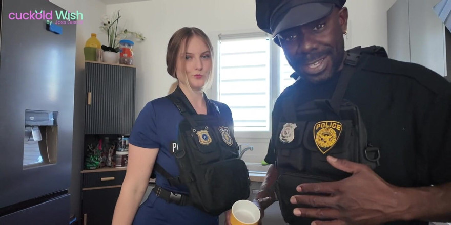 Joss for Cuckold wish: Valentine Baxton Kolega z policji chce się pieprzyć