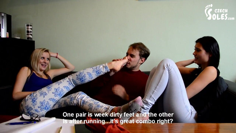 Czech Soles - foot fetish content: Two Beauties Smelly Surprise