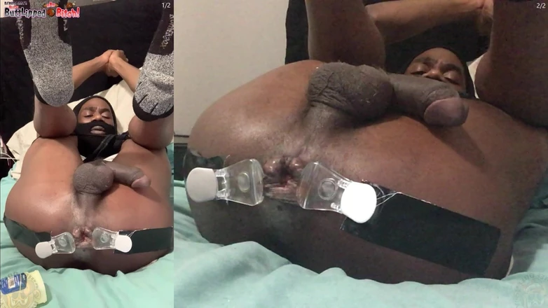 Ass Monkey: Klem untuk dubur besarku