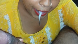 Indian Bhabhi Cumshot in Mouth Hot
