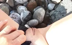 Peeing Panties Public Beach