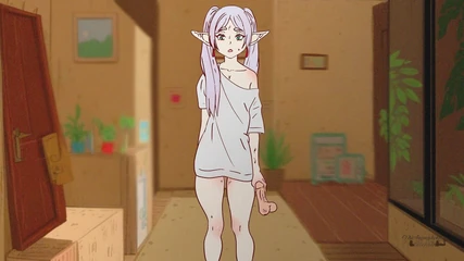 Frieren Got Trapped in Sticky Cum and Was Fucked in the Ass!
